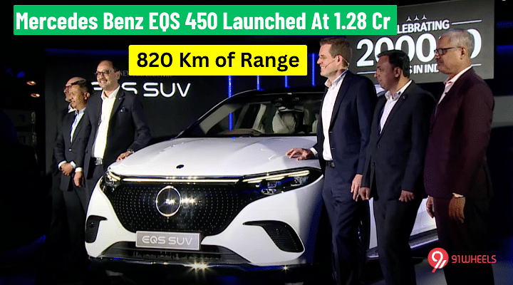 Mercedes Benz EQS 450 Launched At 1.28 Cr - 820 Km of Range