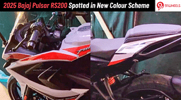 2025 Bajaj RS200 Spotted in New Colour Scheme: Details