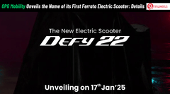 OPG Mobility Unveils the Name of its First Ferrato Electric Scooter: Details