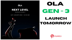 Ola Generation 3 (Scooters) Teased - Launch Tomorrow!