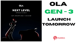 Ola Generation 3 (Scooters) Teased - Launch Tomorrow!