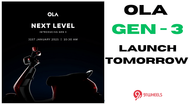 Ola Generation 3 Teased - Launch Tomorrow!