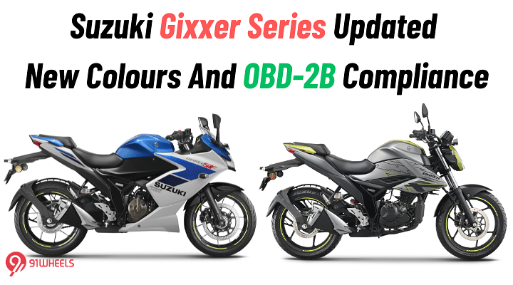 Suzuki Gixxer Series Updated With New Colours And OBD-2B Compliance