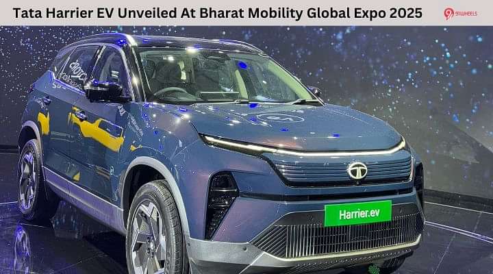 Tata Harrier EV Unveiled At Bharat Mobility Global Expo 2025