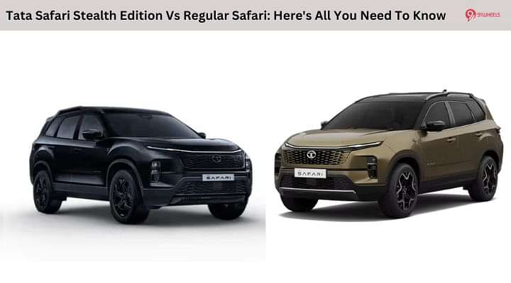 Tata Safari Stealth Edition Vs Regular Safari: Here's All You Need To Know