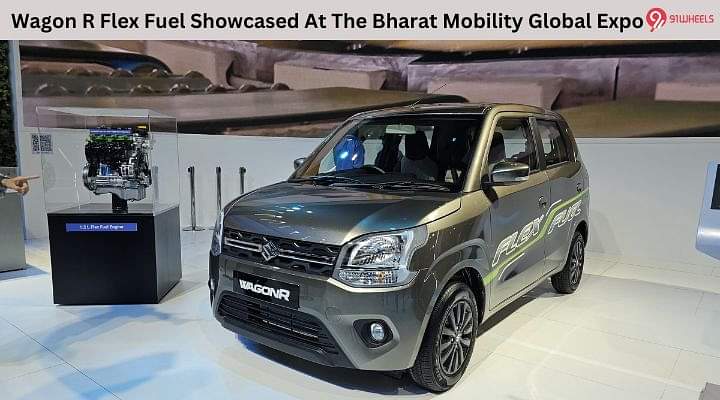 Maruti Wagon R Flex Fuel Showcased At The Bharat Mobility Global Expo