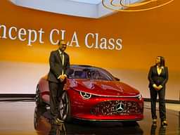 Mercedes-Benz CLA Concept Unveiled At The 2025 Bharat Mobility Global Expo!