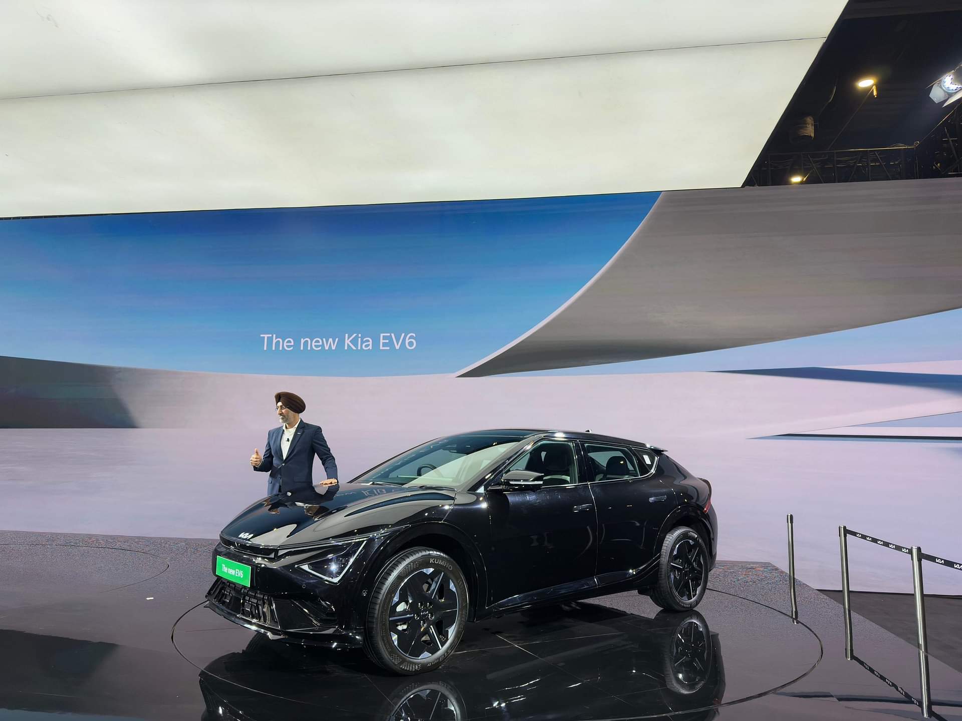 Kia EV 6 facelift Unveiled At The Bharat Mobility Global Expo