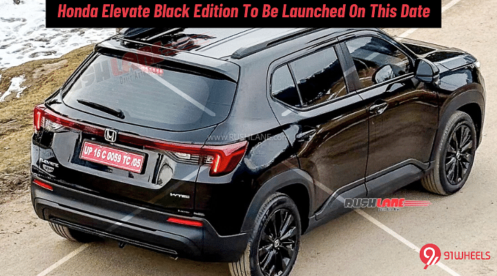 Honda Elevate Black Edition To Be Launched On This Date