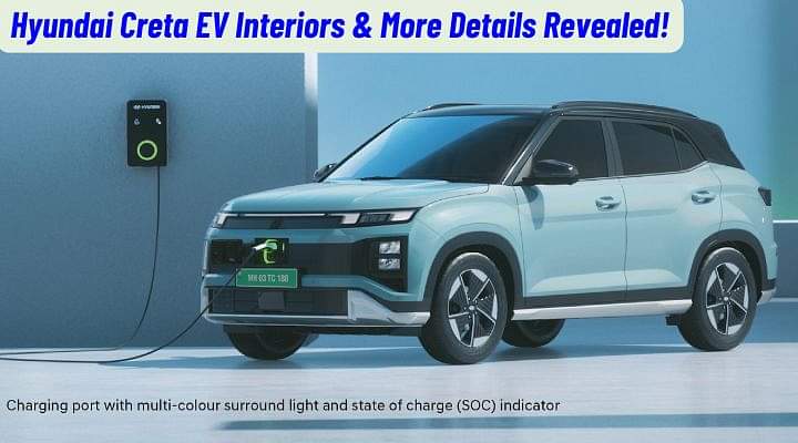 Hyundai Creta EV Interiors And Power Figures Revealed!