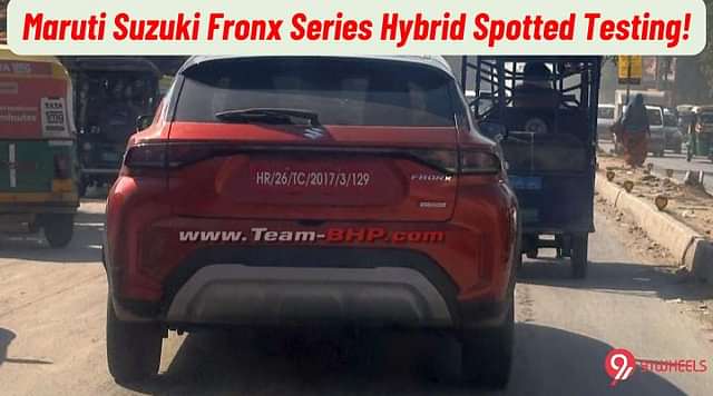 Maruti Suzuki Fronx Strong Hybrid Spotted Testing!