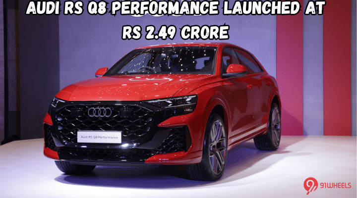 Audi Launches The New RS Q8 Performance At Rs 2.49 Crore In India Audi Launches The New RS Q8 Performance At Rs 2.49 Crore In India