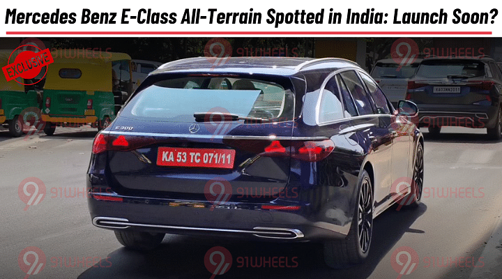 Exclusive! Mercedes Benz E-Class Estate/All-Terrain Spotted for the First Time: Launch Soon?