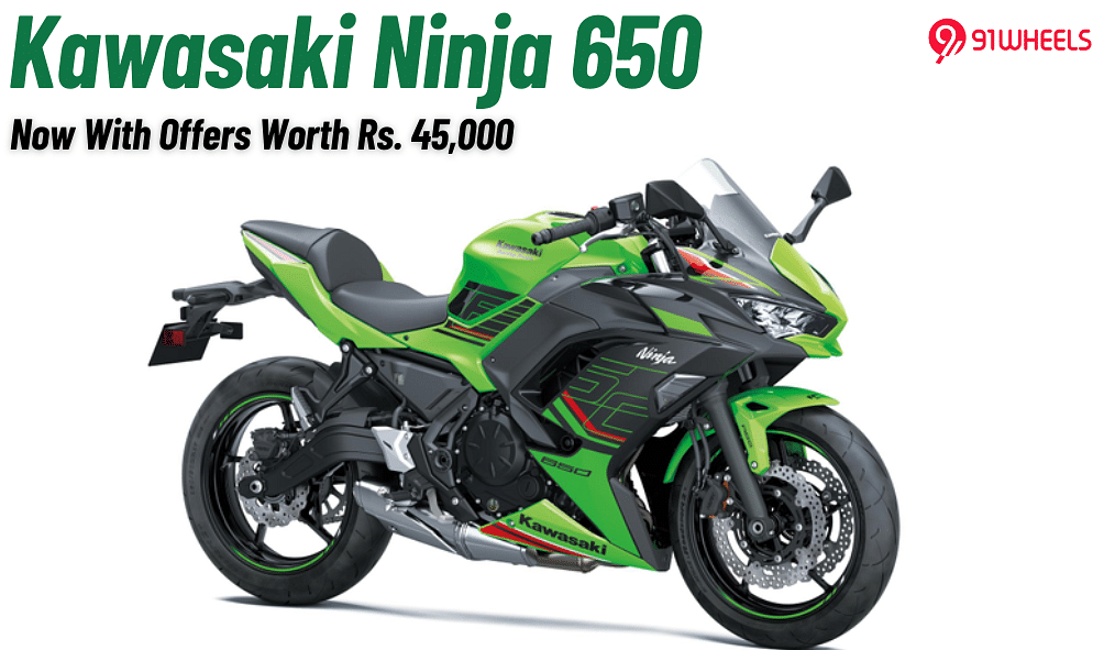 Kawasaki Ninja 650 Gets Offers And Discounts Worth Rs. 45,000