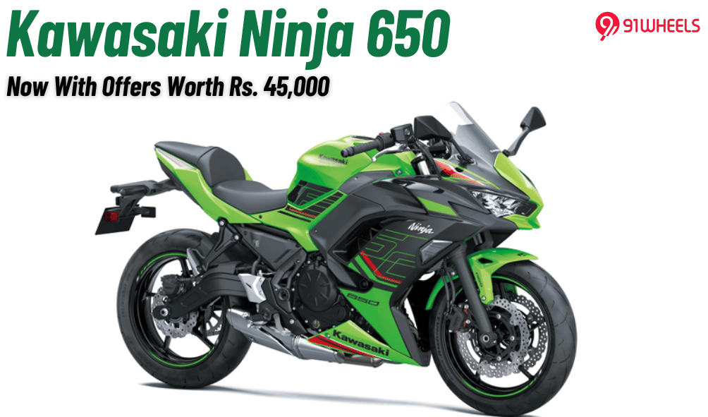 Kawasaki Ninja 650 Gets Offers And Discounts Worth Rs. 45,000 Kawasaki Ninja 650 Gets Offers And Discounts Worth Rs. 45,000