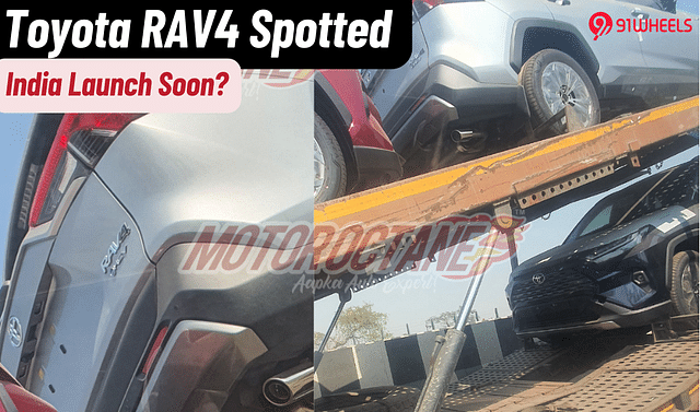 Toyota RAV4 SUV Import Units Spotted; India Launch Soon?