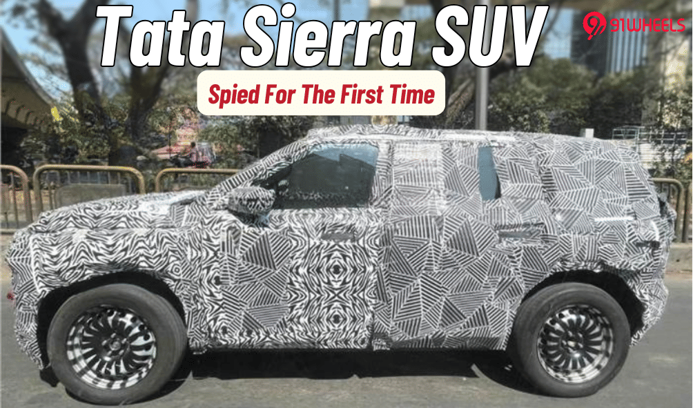 Tata Sierra Spied For The First Time On Roads After Auto Expo Unveil Tata Sierra Spied For The First Time On Roads After Auto Expo Unveil