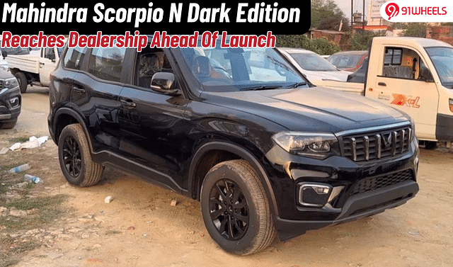 Mahindra Scorpio N Black Edition Spied In Full Ahead Of Launch