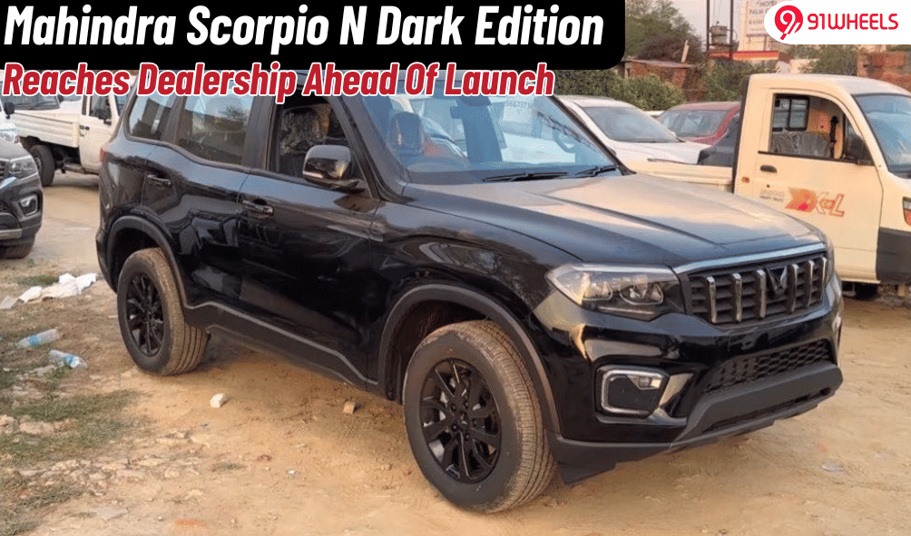 Mahindra Scorpio N Black Edition Spied In Full Ahead Of Launch Mahindra Scorpio N Black Edition Spied In Full Ahead Of Launch