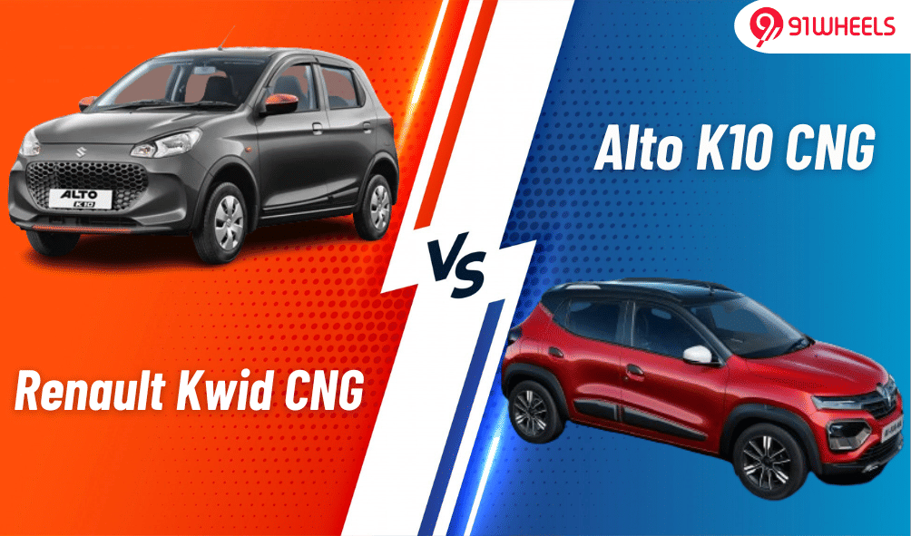 Renault Kwid CNG vs Alto K10 CNG: What's Better For You? Renault Kwid CNG vs Alto K10 CNG: What's Better For You?