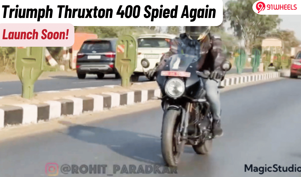 Triumph Thruxton 400 Spied Testing Ahead Of Launch Triumph Thruxton 400 Spied Testing Ahead Of Launch