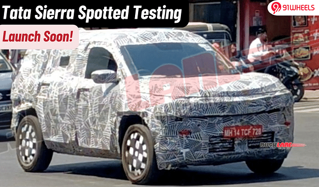 Tata Sierra Continues Testing Ahead Of 2025 Launch