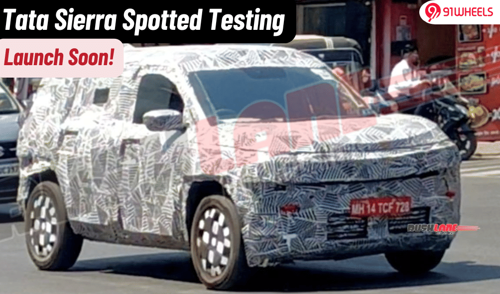 Tata Sierra Continues Testing Ahead Of 2025 Launch Tata Sierra Continues Testing Ahead Of 2025 Launch