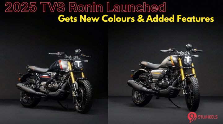 2025 TVS Ronin 225 Launched With New Colour Options - Starts At Rs 1.35 Lakh 2025 TVS Ronin 225 Launched With New Colour Options - Starts At Rs 1.35 Lakh