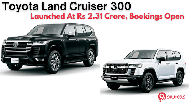 Toyota Land Cruiser 300 Launched At Rs 2.31 Crore, Gets A New GR Sport Variant