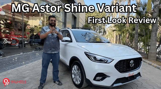 2025 MG Astor Shine Variant First Look Review