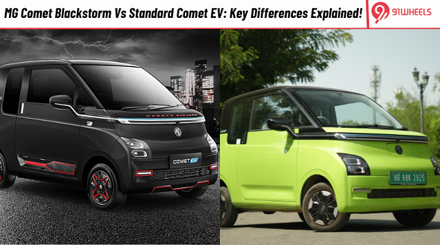 MG Comet Blackstorm Vs Standard Comet EV: Key Differences Explained!