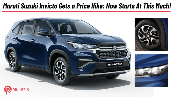 Maruti Suzuki Invicto Gets a Price Hike: Now Starts At This Much! Maruti Suzuki Invicto Gets a Price Hike: Now Starts At This Much!
