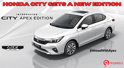 Honda City Gets A New Apex Edition, Prices At Rs 13.30 Lakh