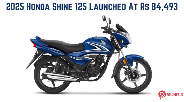 2025 Honda Shine 125 With OBD2B Engine Launched At Rs 84,493