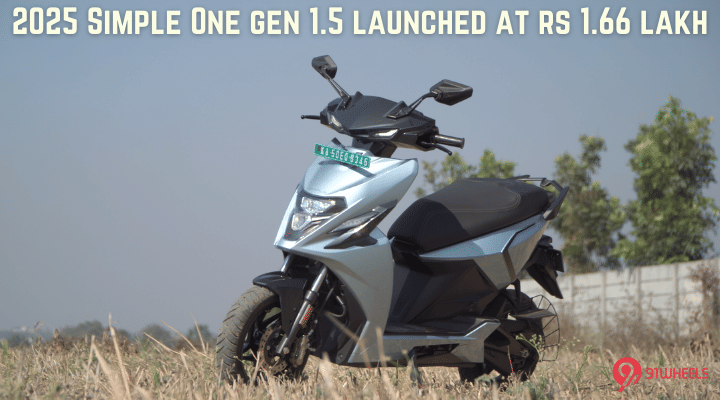2025 Simple One Gen 1.5 Launched With New Features And 248 Km Range 2025 Simple One Gen 1.5 Launched With New Features And 248 Km Range