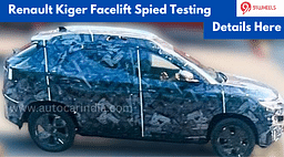 Upcoming Renault Kiger Facelift Spied With Full Camo - Launch Soon?