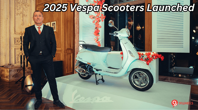 2025 Vespa Scooters Launched: Priced from Rs 1.32 Lakh to Rs 1.96 Lakh