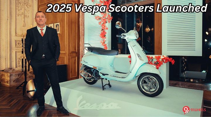 2025 Vespa Scooters Launched: Priced from Rs 1.32 Lakh to Rs 1.96 Lakh