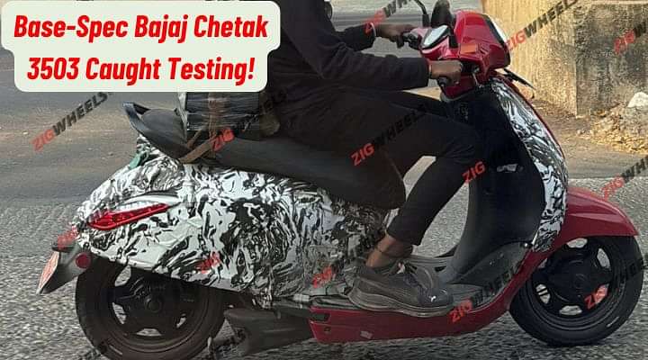 Is This The Bajaj Chetak 3503? Base Variant Caught Testing