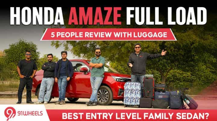 Honda Amaze Five People Review With Luggage; The Actual Best Compact Sedan? Honda Amaze Five People Review With Luggage; The Actual Best Compact Sedan?