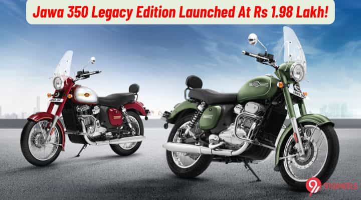 Jawa 350 Legacy Edition Launched, Prices Start From Rs 1.98 Lakh! Jawa 350 Legacy Edition Launched, Prices Start From Rs 1.98 Lakh!