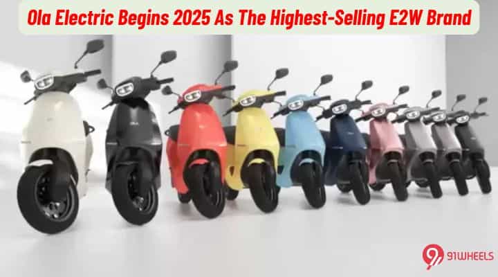 Ola Electric Begins 2025 With Over 20,000 Sales, TVS And Bajaj Close Behind Ola Electric Begins 2025 With Over 20,000 Sales, TVS And Bajaj Close Behind