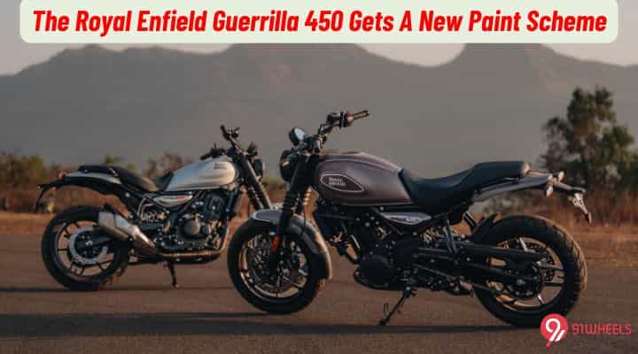 The Royal Enfield Guerrilla 450 Now Gets A New Colour Option! The Royal Enfield Guerrilla 450 Now Gets A New Colour Option!