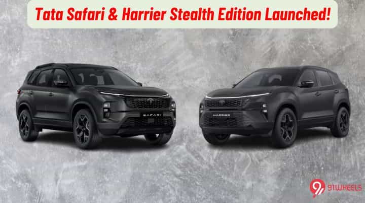 Tata Safari And Harrier Stealth Edition Launched! Tata Safari And Harrier Stealth Edition Launched!