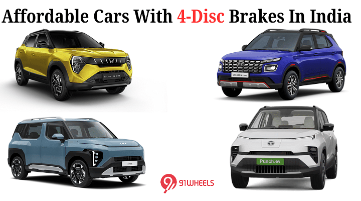 Affordable Cars With 4-Disc Brakes In India