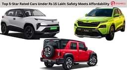 Top 5-Star Rated Cars Under Rs 15 Lakh: Safety Meets Affordability