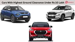 Cars With Highest Ground Clearance Under Rs 10 Lakh