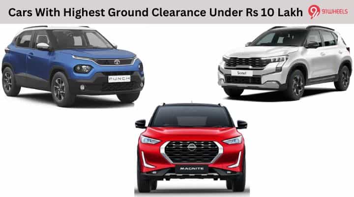 Cars With Highest Ground Clearance Under Rs 10 Lakh Cars With Highest Ground Clearance Under Rs 10 Lakh