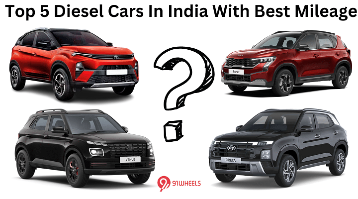 Top 5 Diesel Cars In India With Best Mileage