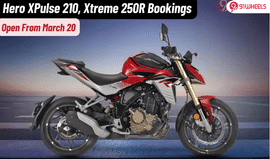 Hero XPulse 210, Hero Xtreme 250R Bookings Open From March 20